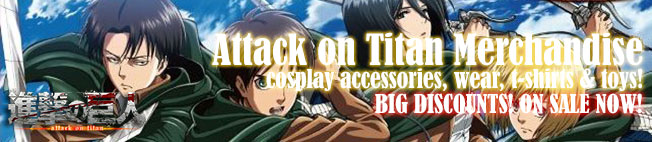 Attack on Titan cosplay toys & collectibles!