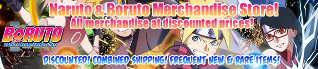 Naruto & Boruto discounted merchandise!