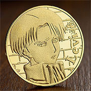 Attack on Titan Levi Golden Coin