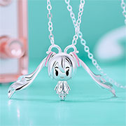 Miku Hatsune Cute 925 Silver Neckklace