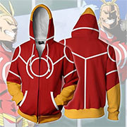 My Hero Academia All Might Red Hoodie