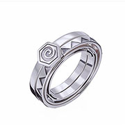 Rasengan 925 Silver Spin Ring