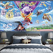 Pokemon Wall Decoration Cloth