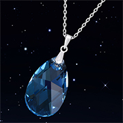 SAO Yui Heart Crystal Necklace