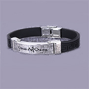 SAO Titanium Leather Bracelet