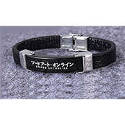 SAO Titanium Leather Bracelet