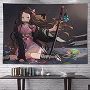 Demon Slayer Wall Decor Cloth