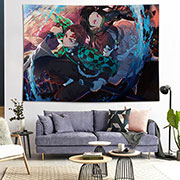 Demon Slayer Wall Decor Cloth