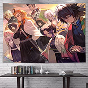 Demon Slayer Wall Decor Cloth