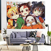 Demon Slayer Wall Decor Cloth