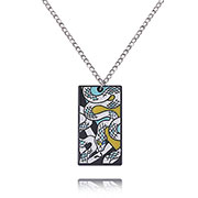 Demon Slayer Metal Plate Necklace