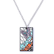 Demon Slayer Metal Plate Necklace