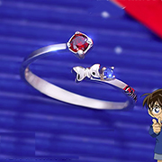 Detective Conan Jimmy Kudo 925 Silver Ring