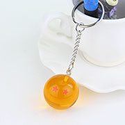 Dragon Ball 2 stars ball keychain