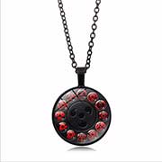 Naruto Gem Necklace Sharingan