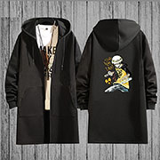 One Piece Long Jacket Hoodie